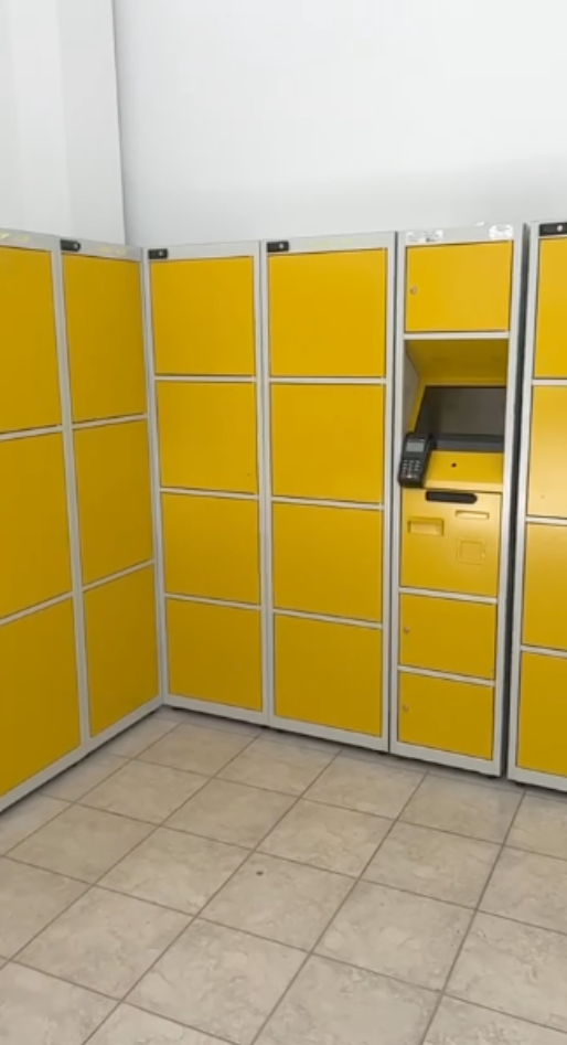 Greece automatic storage lockers Locker Room