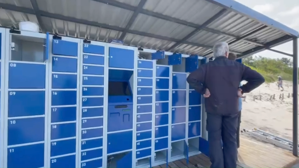 Lithuania 2023 beach lockers preparing for launch