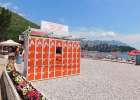 Beach Smart Lockers Montenegro, Budva 2016
