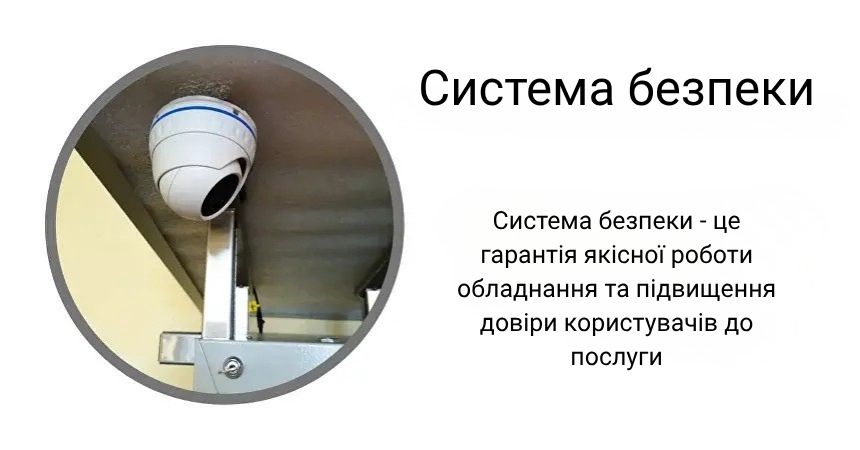 Система безпеки пляжної камери зберігання